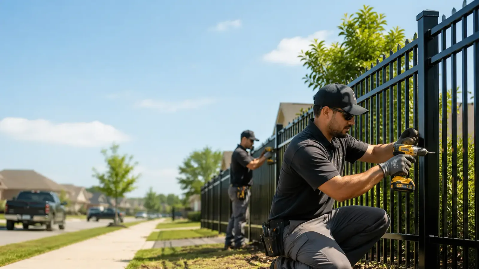 Metal Fence Installation in Houston, AK